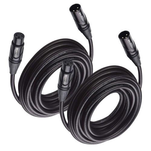 Cable Matters 2-Pack XLR Cable 20ft