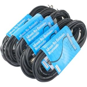MCSproaudio 5-Pack XLR Cable 25ft 2