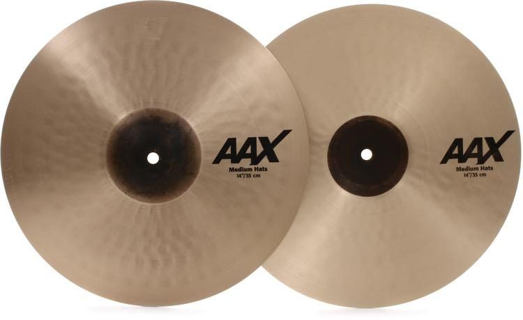 Sabian 14” AAX Medium Hi Hat Cymbals