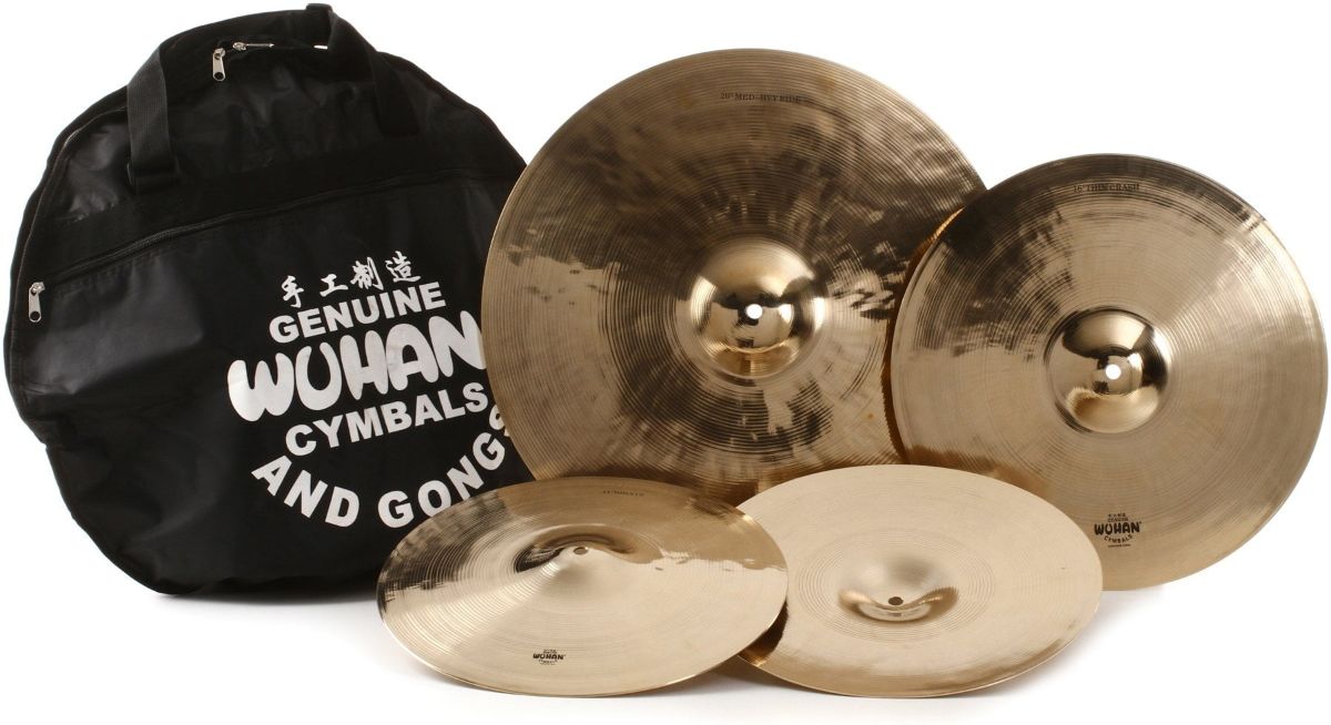 Wuhan Traditional 3-piece Cymbal Set with Bag