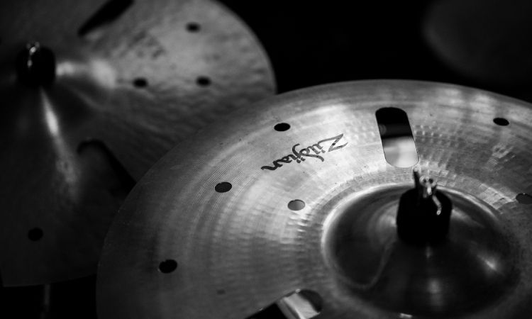 cymbals with holes