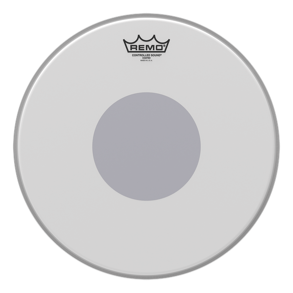 Remo Controlled Sound Coated Drum Head with Reverse Black Dot - 14 Inch