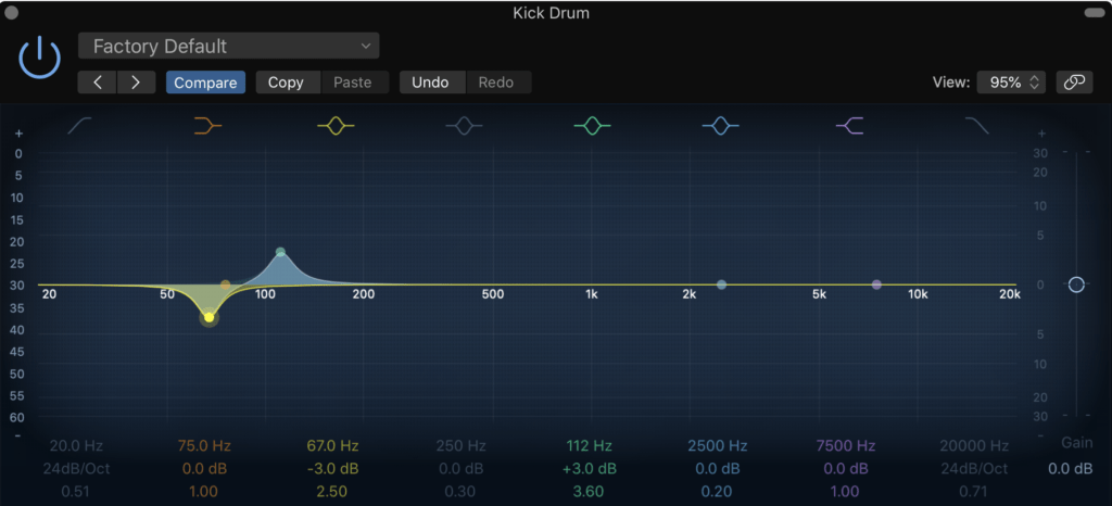 Kick Drum EQ 10