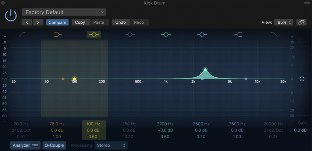 Kick Drum EQ 12