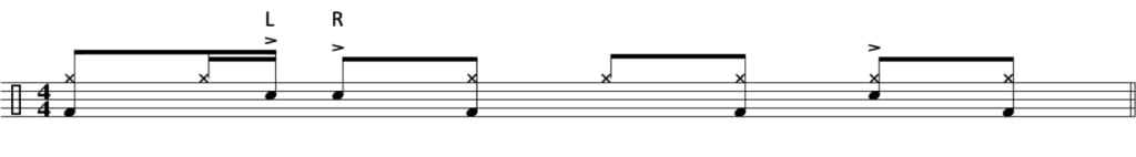 Funk drum beat 4