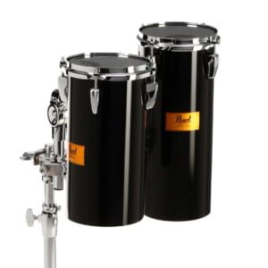 Pearl Rocket Toms With Double-Braced Tom Stand