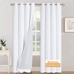 RYB Soundproof Blackout Curtains