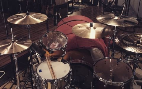 Studio drum set