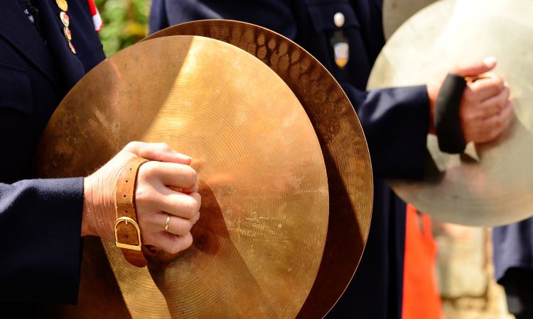 marching band cymbals