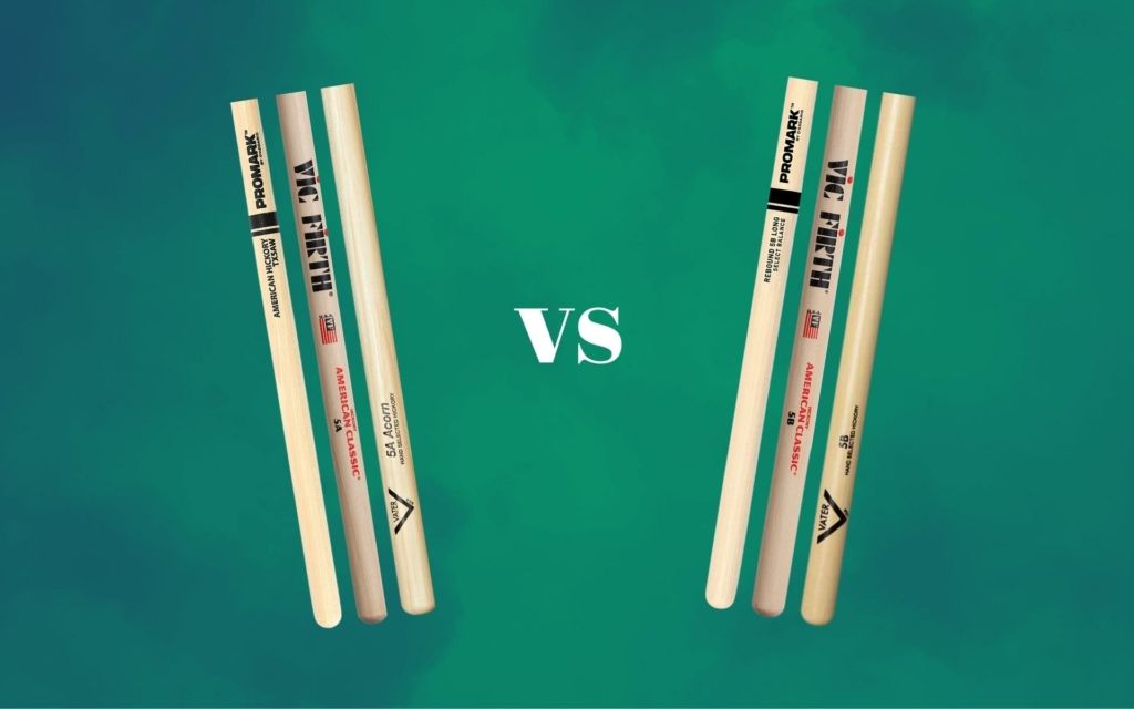 5a vs 5b drumsticks
