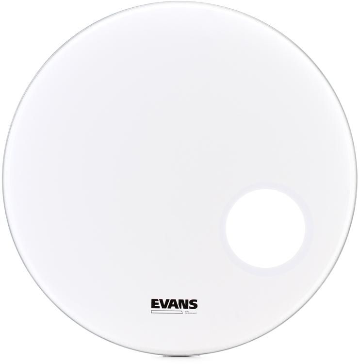 Evans EQ3 Smooth White Resonant Bass Drumhead
