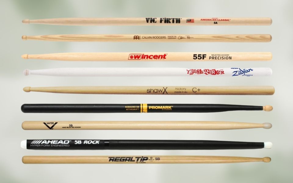 A Vs B Drumsticks Choosing The Right Size Sticks