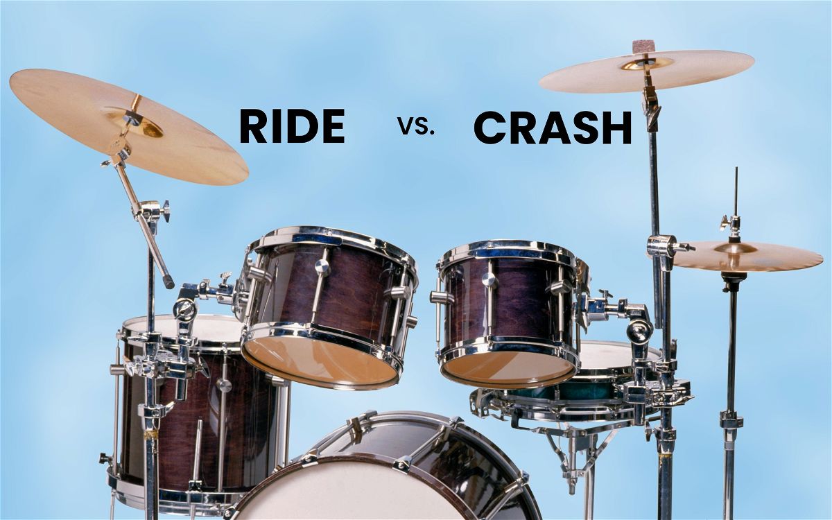 Ride Vs Crash Cymbals - Key Differences Explained
