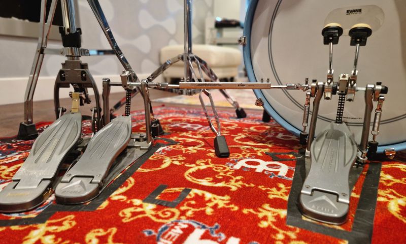 how to set up a double bass pedal