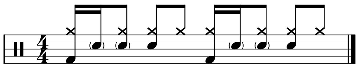 How to Play Ghost Notes - Exercise 3