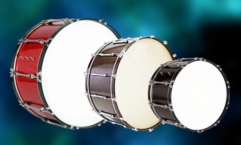 Bass Drum Sizes Compared