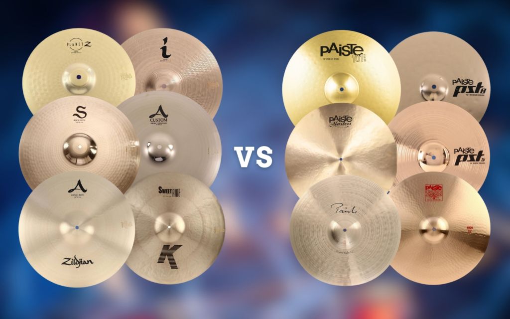 Paiste vs Zildjian Cymbal Brand Comparison Drum Helper