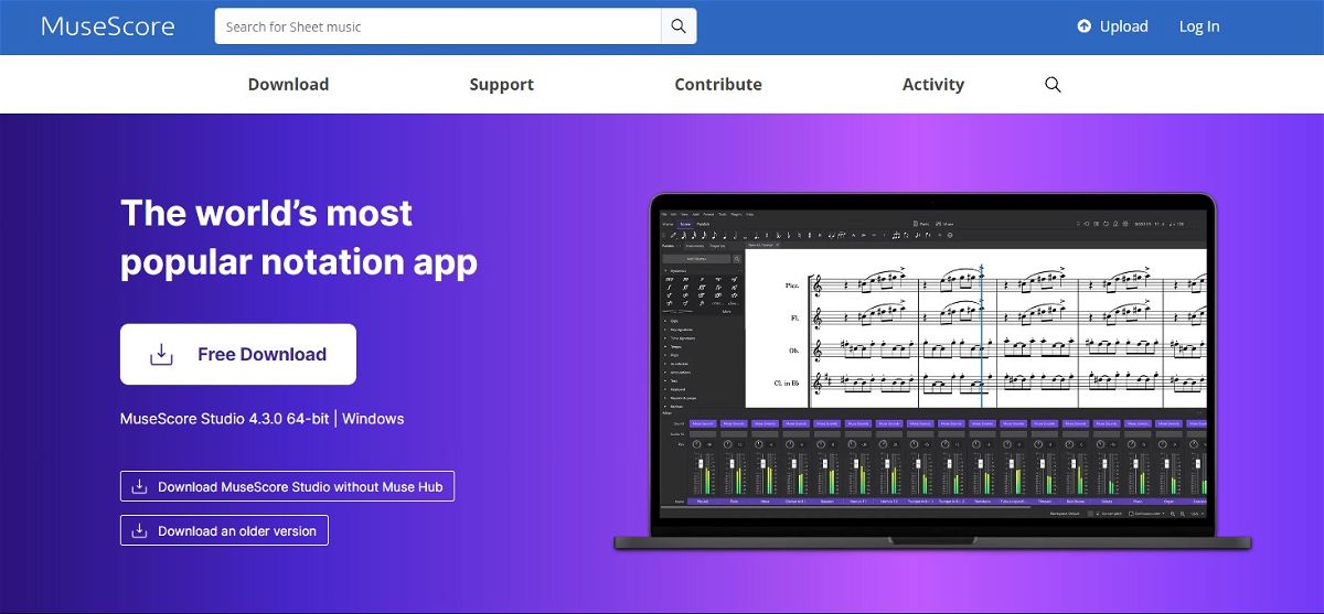 MuseScore Drum Notation App